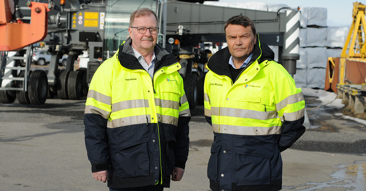 Teijo Seppelin, VD och Patrick Mattsson, platschef i Umeå.